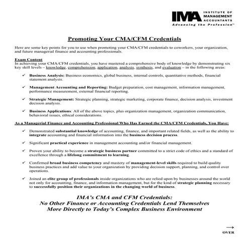 Cfm ifma candidate-handbook | PDF