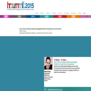 Have a Talk (HR Summit 2015)