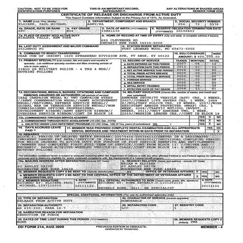 DD214 | PDF