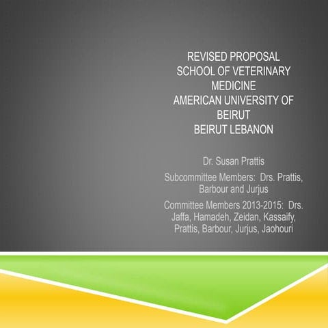 Departmental AUB SVM Proposal Presentation