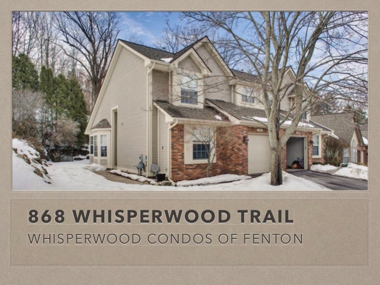868 Whisperwood Trail Fenton MI Whisperwood Condos