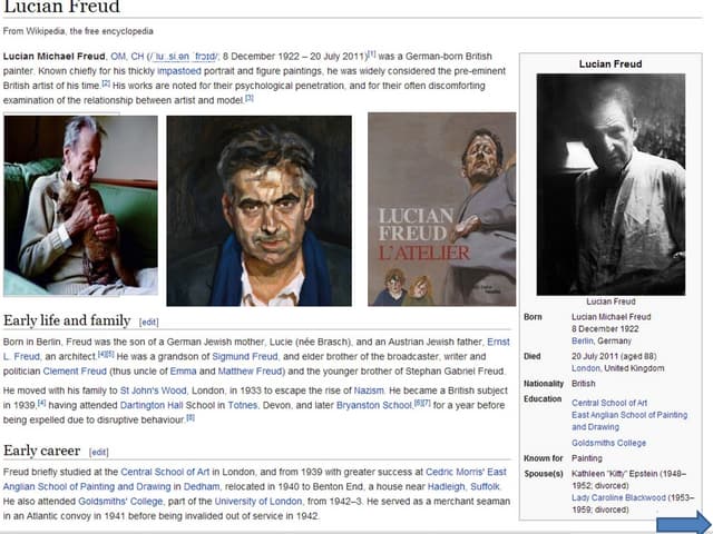 869- - Lucian Freud painter