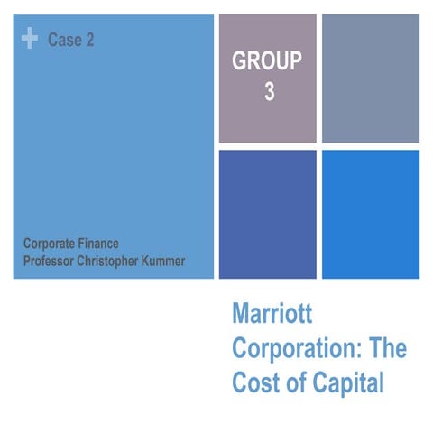 Marriot Corp Case