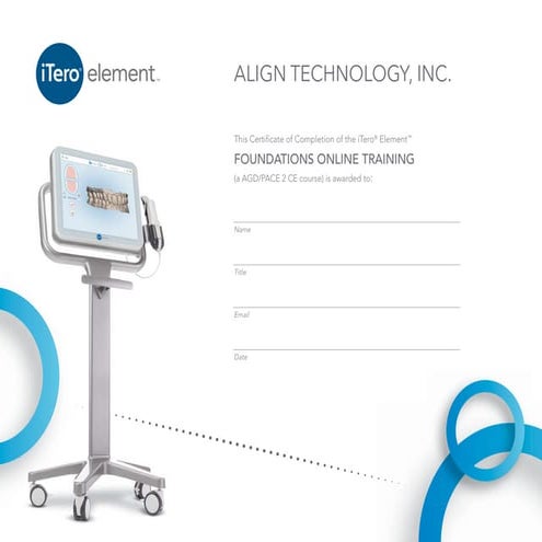 Certificate_iTero_Element