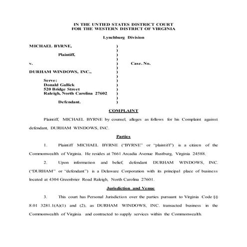 COMPLAINT | DOCX