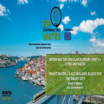 Smart water - a key building block for the smart city
