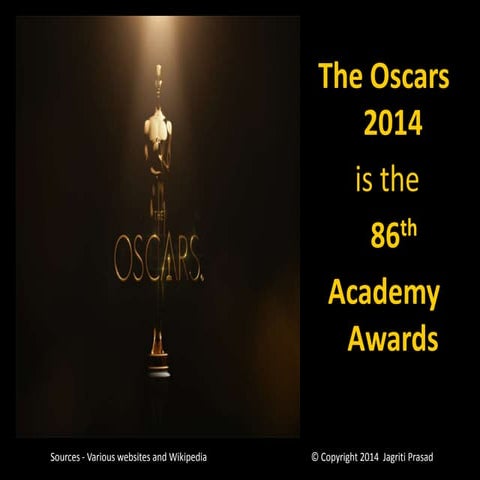 86th Academy Awards, Oscars 2014
