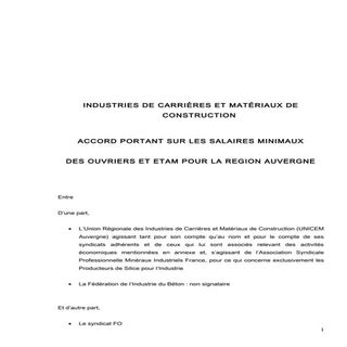 IDCC 87 et IDCC 135 accord salaires...