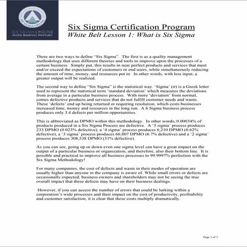 What-is-Six-Sigma