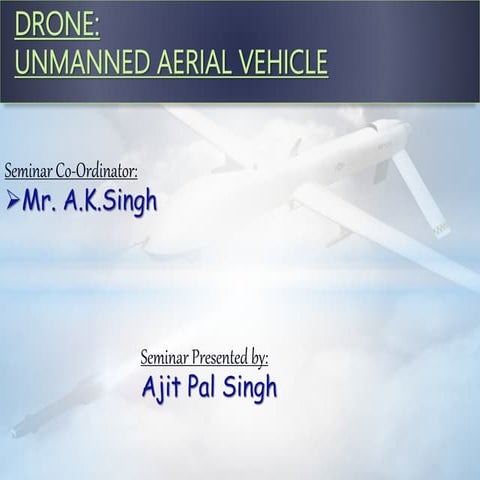 Uav presentation | PPTX