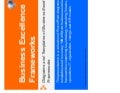 Business Excellence Frameworks