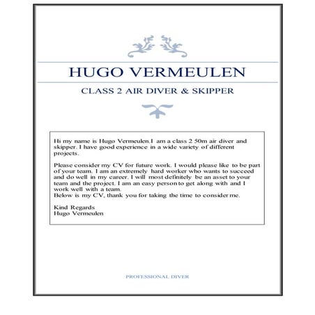 Hugo Vermeulen CV | DOCX