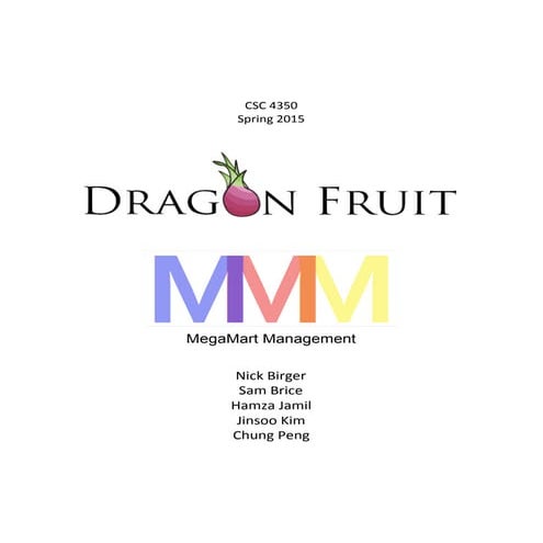 MegaMart Managemant Final Document