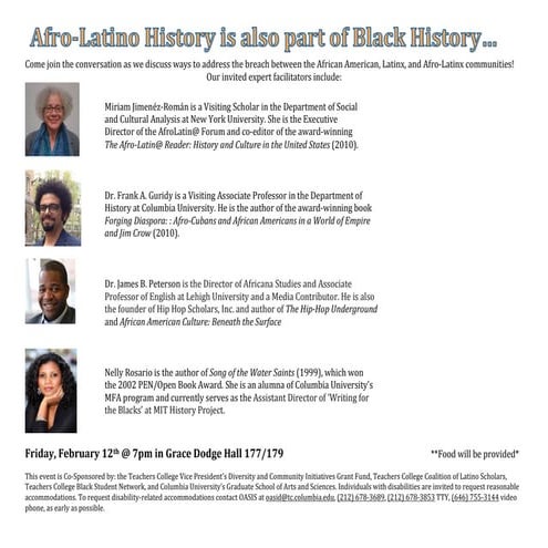  AfroLatino event ad