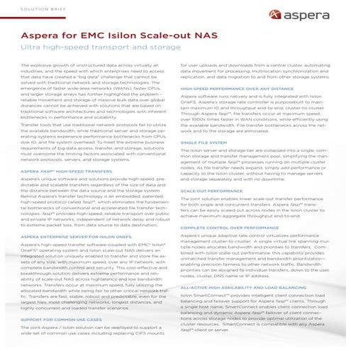Isilon_Performance_Brief_AsperaDS