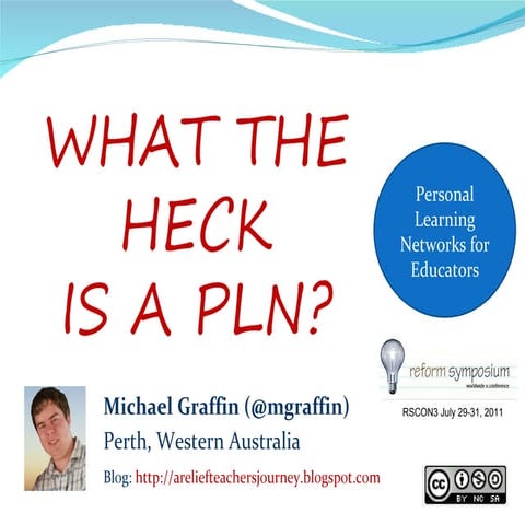 What the heck is a PLN? - Personal Learning Networks for Educators