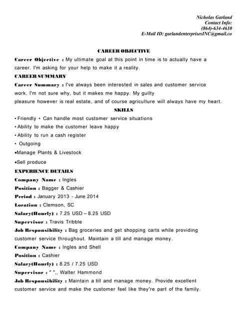 updated resume