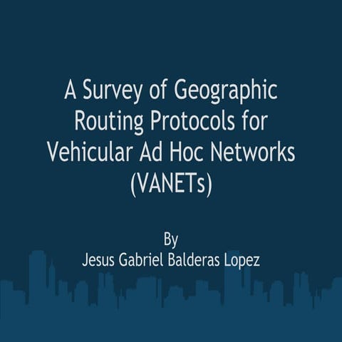 A Survey of Geographic Routing Protocols for Vehicular