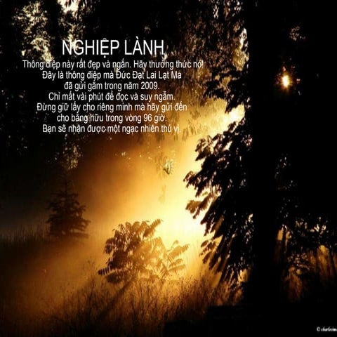 Thong diep cua Duc Da Lai La Ma 2009