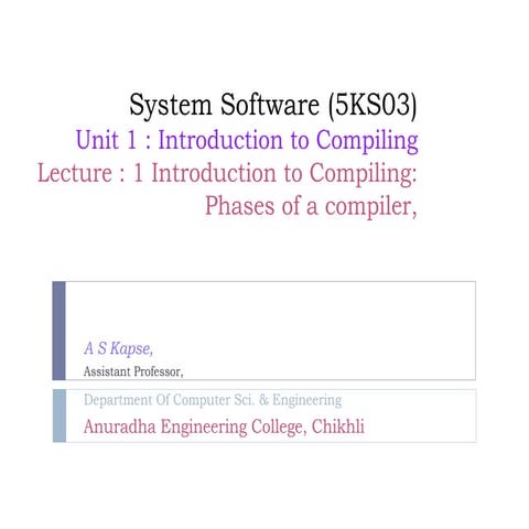 SS UI Lecture 1