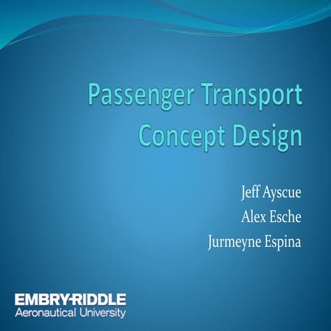 Passenger Transport Aircraft Concept Design-Final