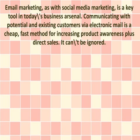 Email Marketing Suggestions And Facts