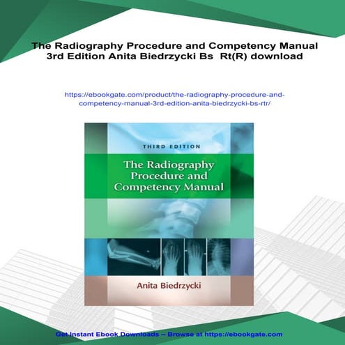 The Radiography Procedure and Competency Manual 3rd Edition Anita ...