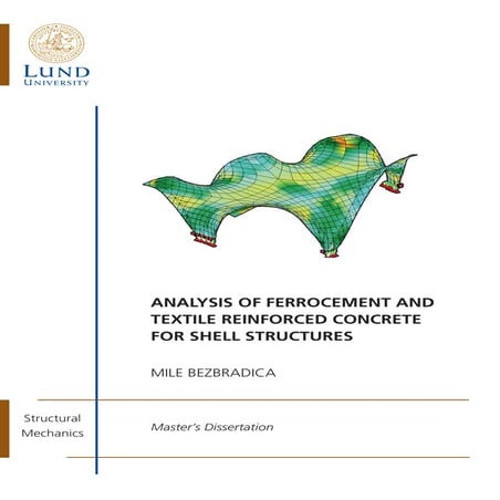 Analysis of Ferrocement and Textile Reinforced Concrete for Shell ...