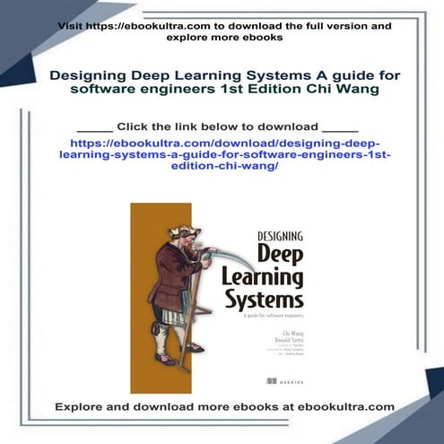 Designing Deep Learning Systems A guide for software engineers 1st Edition Ch...