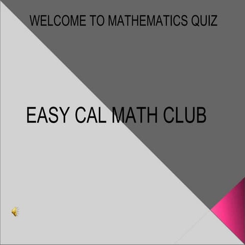 easy cal mc | PPT