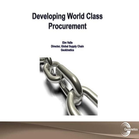 World Class Procurement