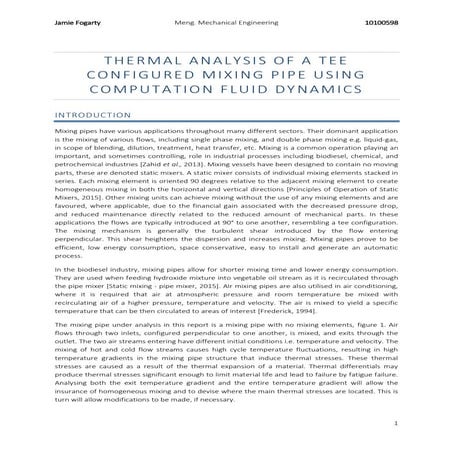 CFD Analysis of Laminar and Turbulent Flow in 90° Pipe Bends: Pressure ...