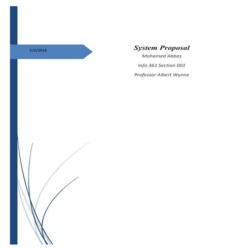 System Proposal Info 361