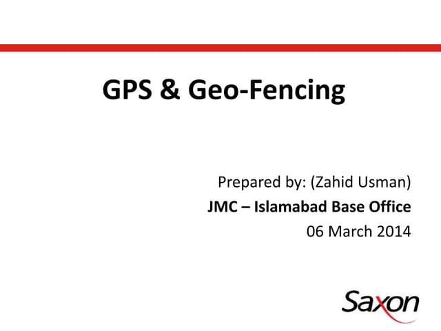 GPS & Geo-Fencing
