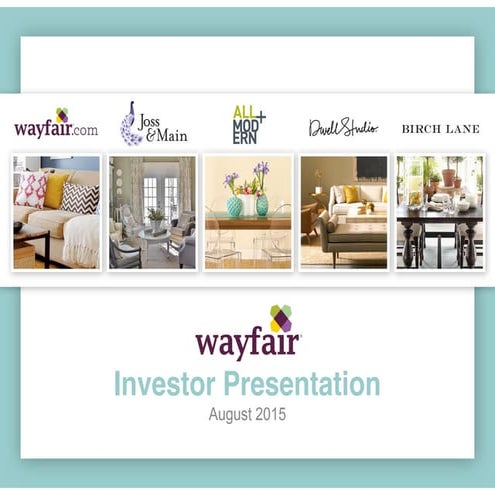 Wayfair.com Q2 2015 Results Presentation