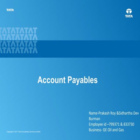 Account Payables Concept