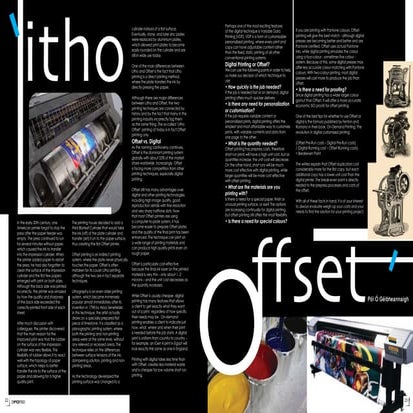 litho offset | PDF