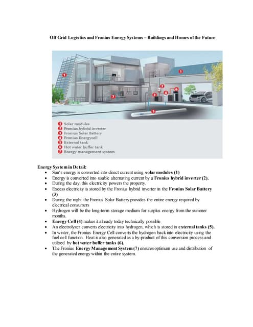 Off Grid Logistics and Fronius Ener...