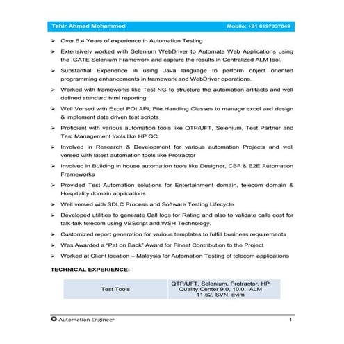 Tahir_Resume_Selenium