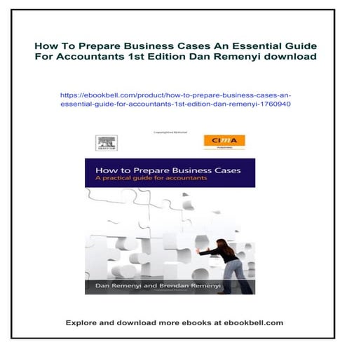 How To Prepare Business Cases An Essential Guide For Accountants 1st Edition ...