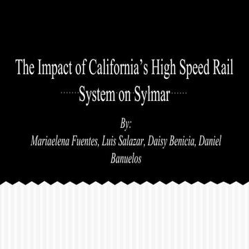 High Speed Rail Presentation | PDF
