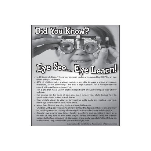 Did You Know - Eye See Eye Learn