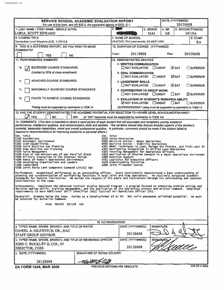 cgsc-accademic-report
