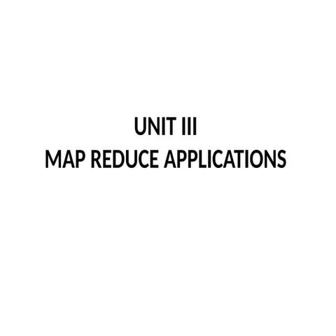 mapreduce, unit test with mrunit, test data and local test UNIT-3-BDA.pptx