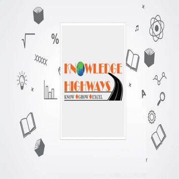 Knowledge Highways presentation - LinkedIn