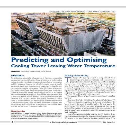 Predicting and Optimising CT LWT