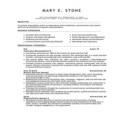 MaryStoneResume_9_20_15