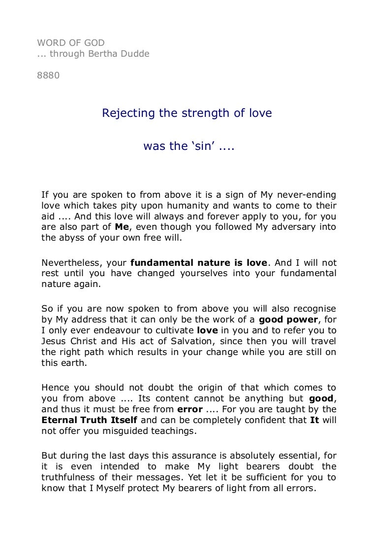 Rejecting The Strength Of Love Was The Sin Rejecting The Strength Of Love Was The Sin