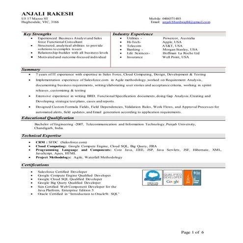 Resume_Anjali Rakesh_BA_Sales Force 