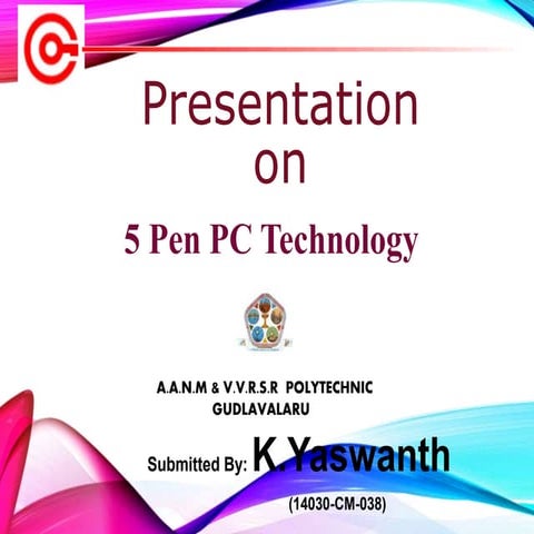 5 PEN PC TECHNOLOGY with GEN OF Computers